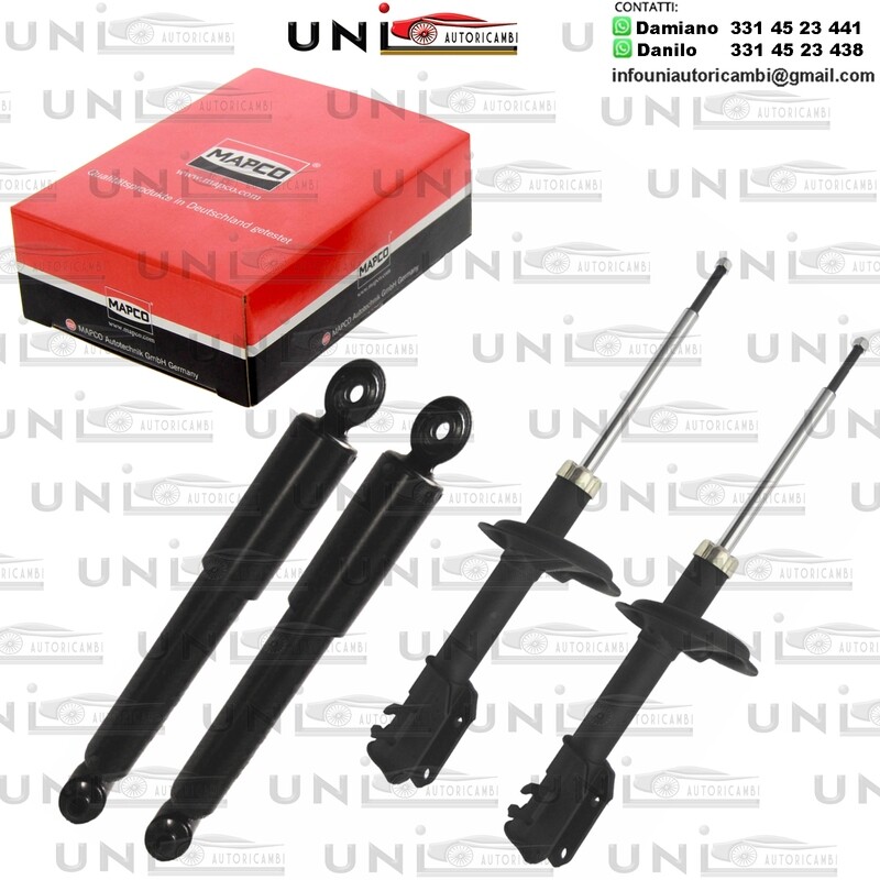 4 Ammortizzatori Rinforzati a Gas Fiat Punto (176)​ da 09.1993 a 09.1999​