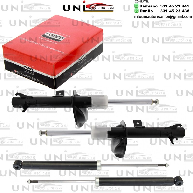 4 Ammortizzatori Rinforzati a Gas Ford Focus (DAW, DBW)​ da 10.1998 a 11.2004​