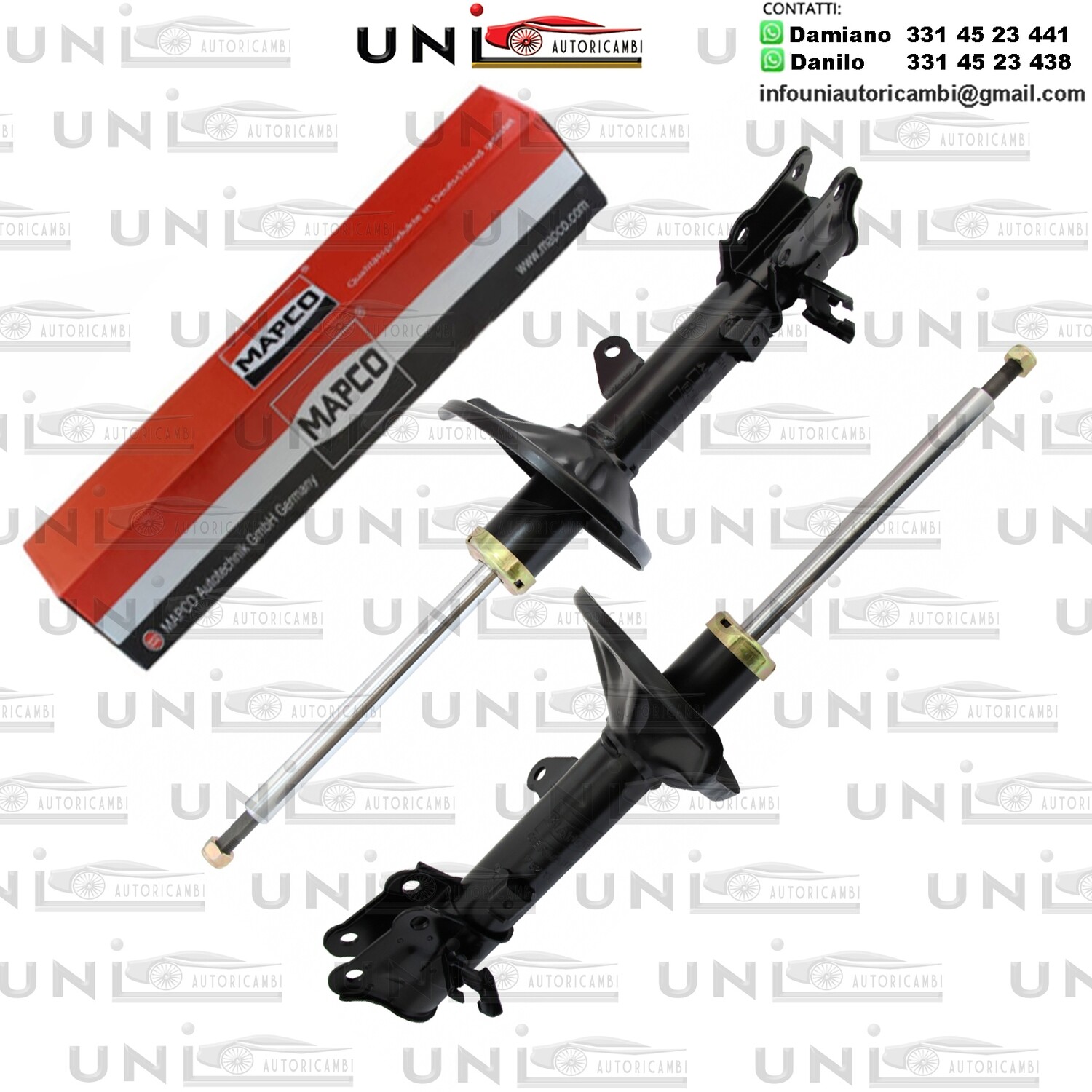 2 Ammortizzatori Posteriori Rinforzati a Gas Hyundai Matrix