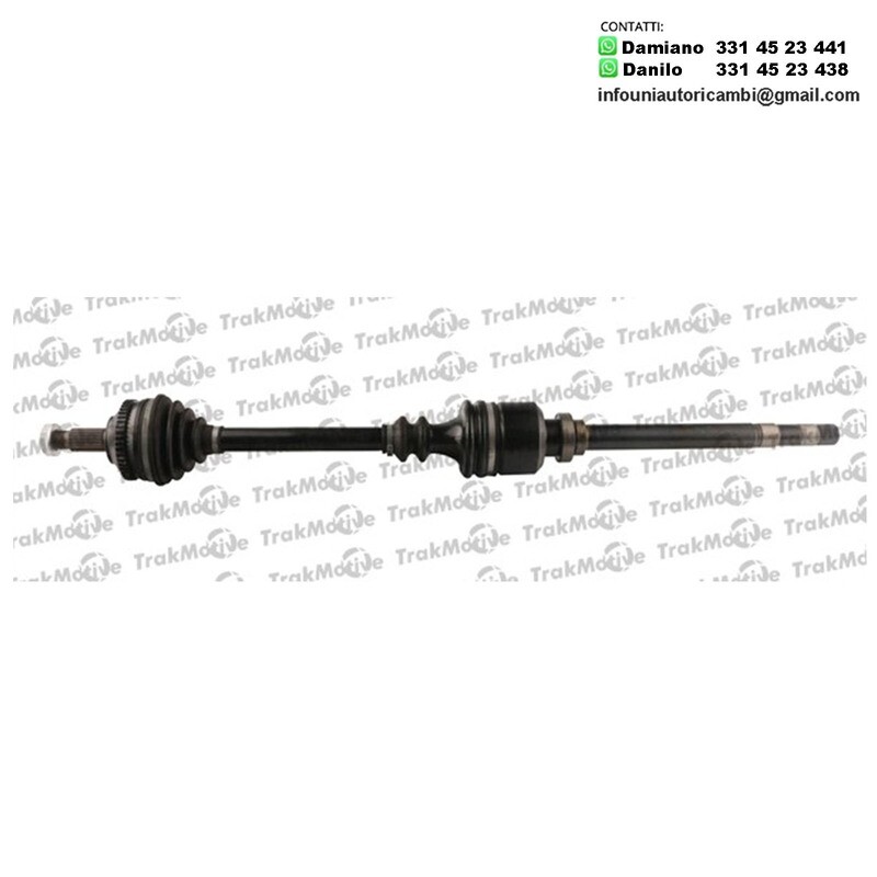 Albero Motore Semiasse Anteriore Destro Citroen Dispatch, Dispatch Pianale piatto/Telaio, Van, Jumpy, Jumpy Furgonato, Jumpy Pianale piatto/Telaio; Fiat Scudo Furgonato, Ulysse, Zeta