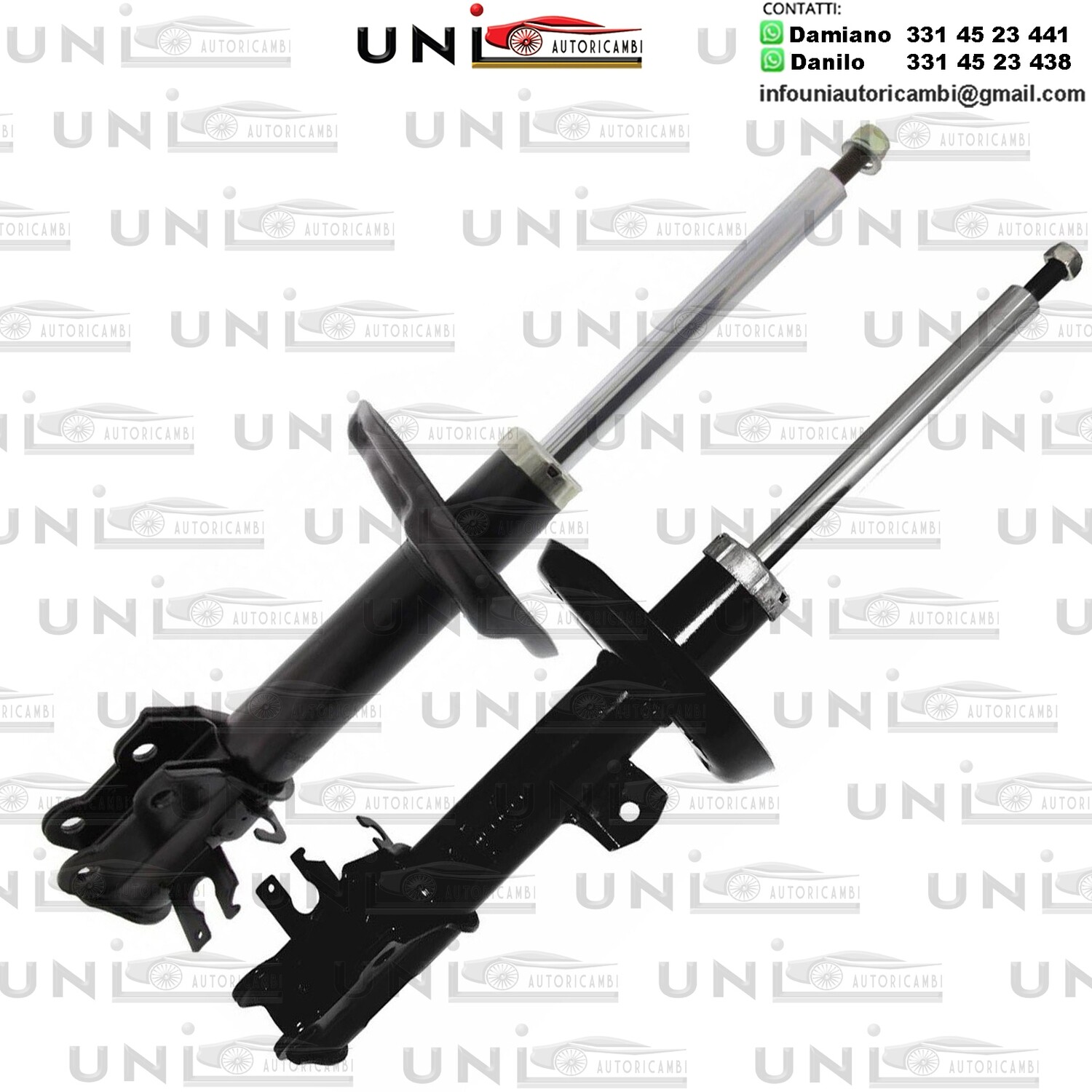 2 Ammortizzatori Anteriori Normali a Gas Abarth Grande Punto / Fiat Grande Punto / Linea / Punto Evo / Opel Corsa D