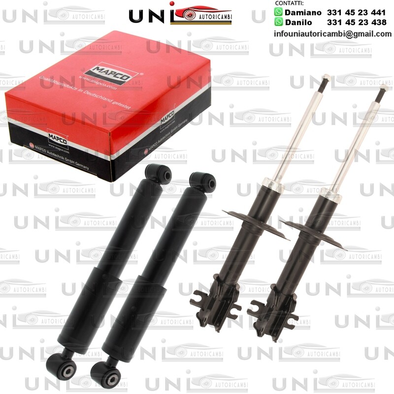 4 Ammortizzatori Rinforzati a Gas Fiat Punto (188)​ da 09.1999 a 03.2012​