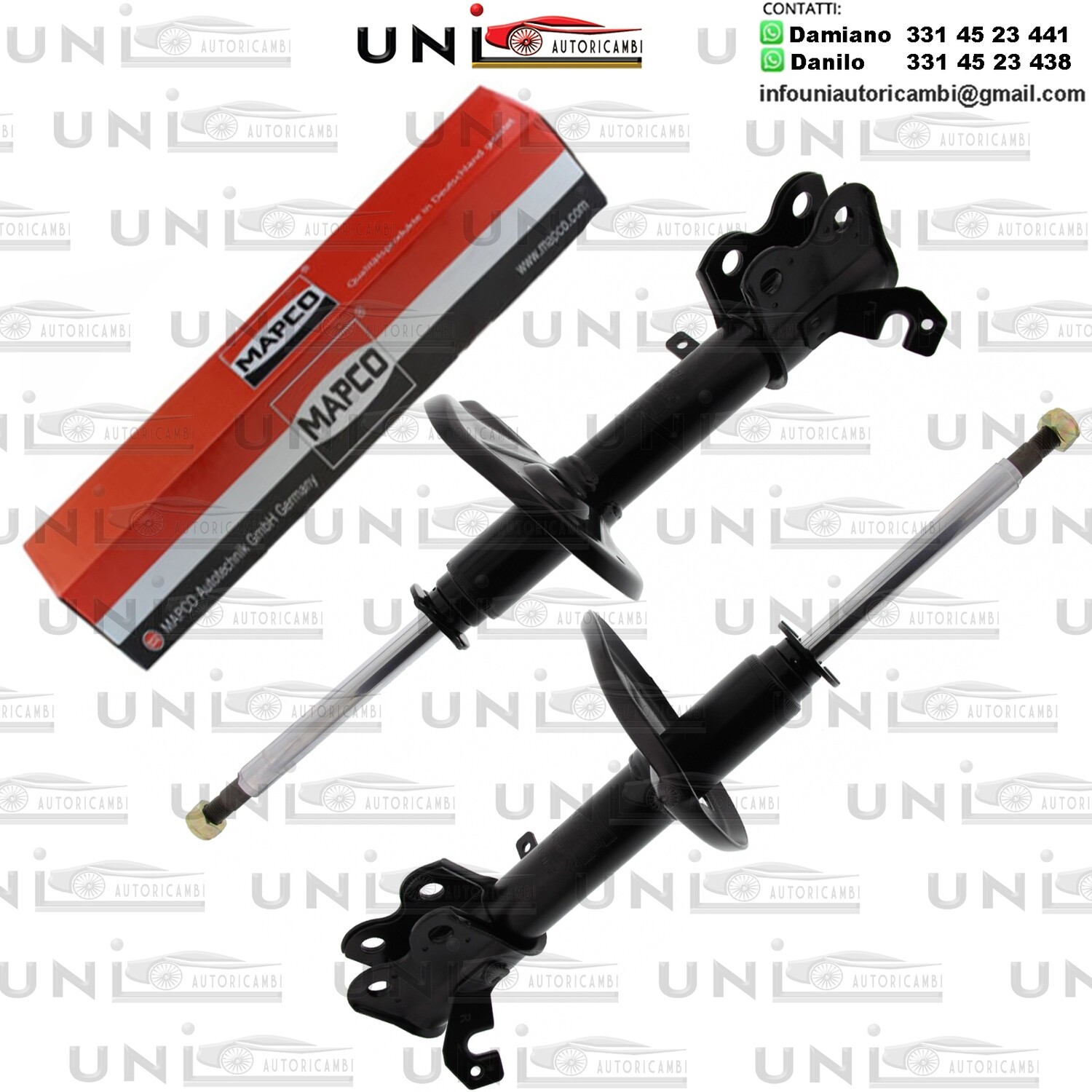 2 Ammortizzatori Anteriori Rinforzati a Gas TOYOTA COROLLA / Compact / Liftback / Wagon