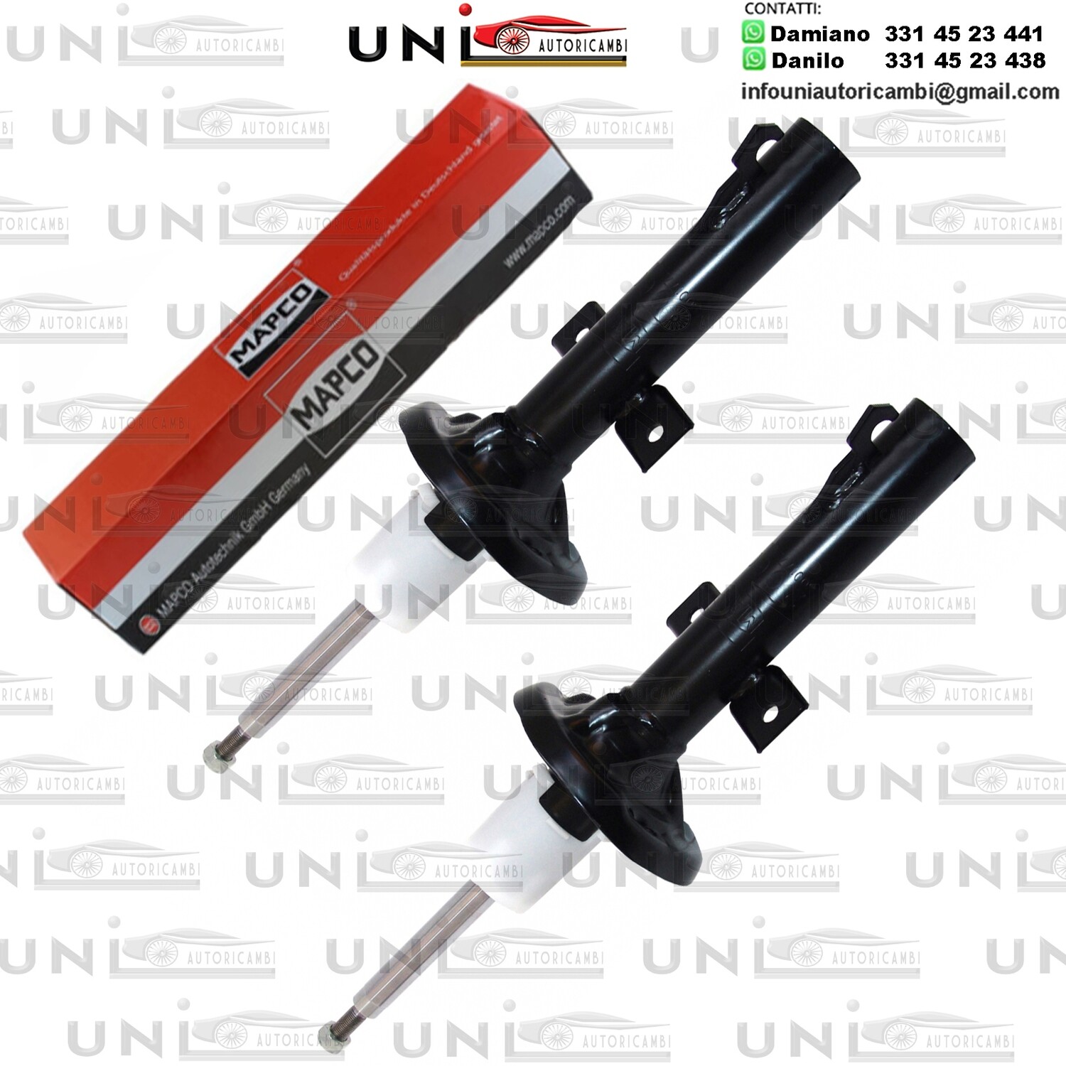 2 Ammortizzatori Anteriori Rinforzati a Olio FORD ESCORT V / Vl / `91 / ORION III