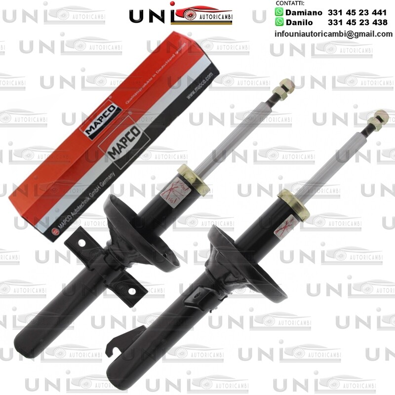 2 ​Ammortizzatori Anteriori Rinforzati a Olio FORD COURIER / FIESTA III