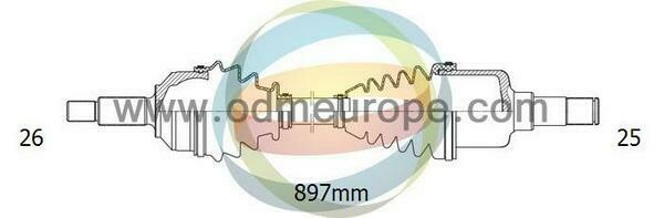 1 Albero Motore / Semiasse Anteriore Destro DX Cambio Manuale HONDA JAZZ II dal 2002-
