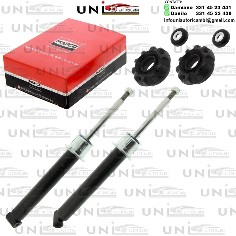 2 Ammortizzatori Anteriori Rinforzati a Gas Smart Cabrio / City-Coupe / Crossblade / Fortwo / Roadster