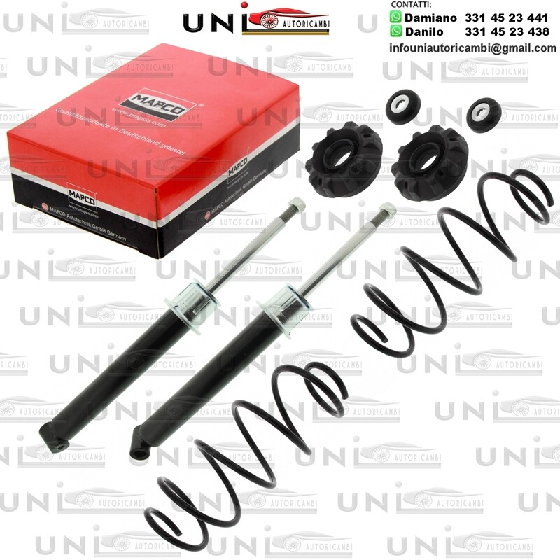 2 Ammortizzatori Anteriori Rinforzati a Gas Smart Cabrio (450) da 03.2000 a 01.2004