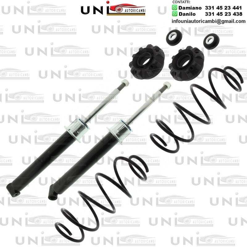 2 Ammortizzatori Anteriori Normali a Gas Smart Cabrio (450) da 03.2000 a 01.2004