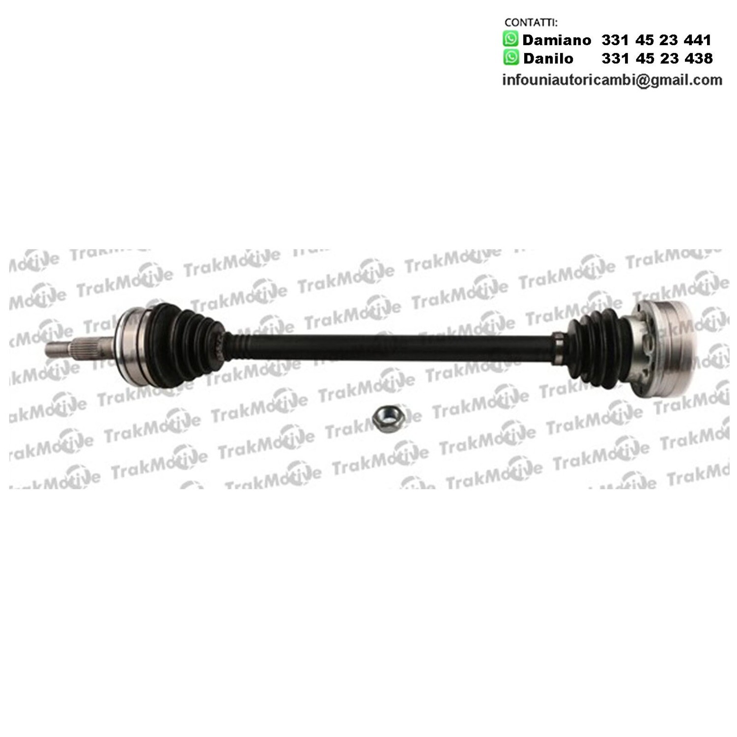 Albero Motore Semiasse Anteriore Destro Dacia Logan, Sandero/Renault Clio Grandtour, Clio III, Logan Combi I