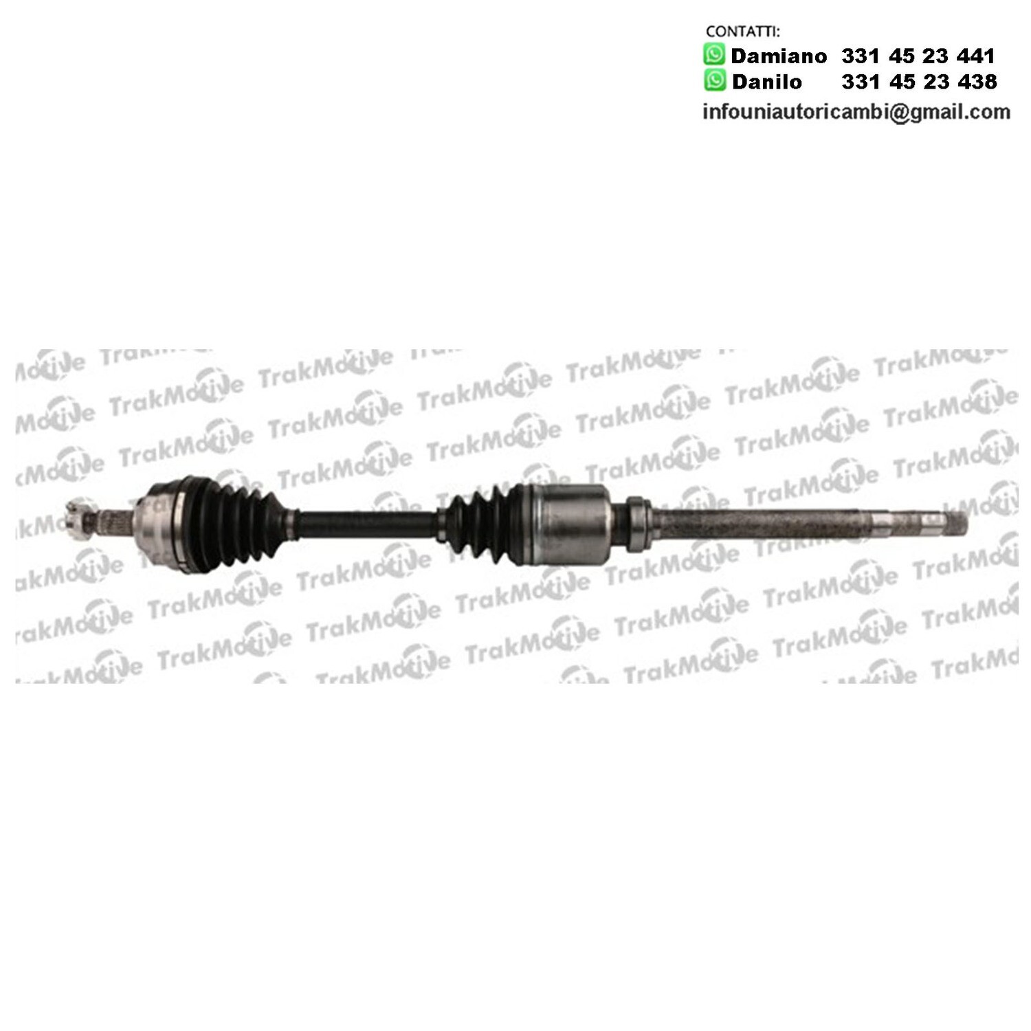 Albero Motore Semiasse Anteriore Destro Fiat Scudo,Scudo​ Combinato,Ulysse da 1994 a 2006 /Citroen Synergie da 1994 a 2002 /Peugeot 806 da da 1994 a 2002