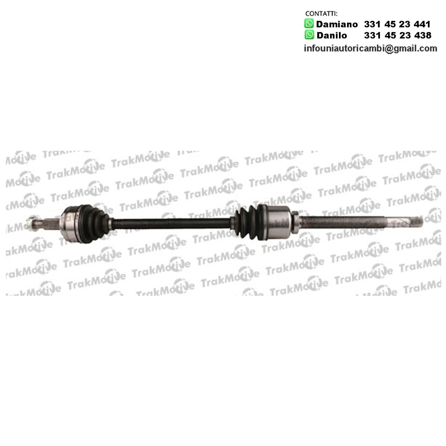 Albero Motore Semiasse Anteriore Destro Nissan NV400/Opel movano B; Renault Master III 2010 a -
