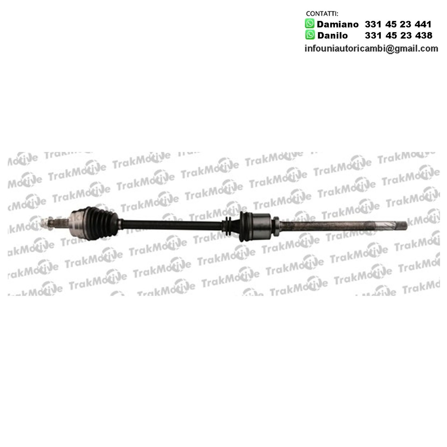 Albero Motore Semiasse Anteriore Destro Opel Movano , Renault Master II, Vauxhall Movano Mk II da 2000 a 2010