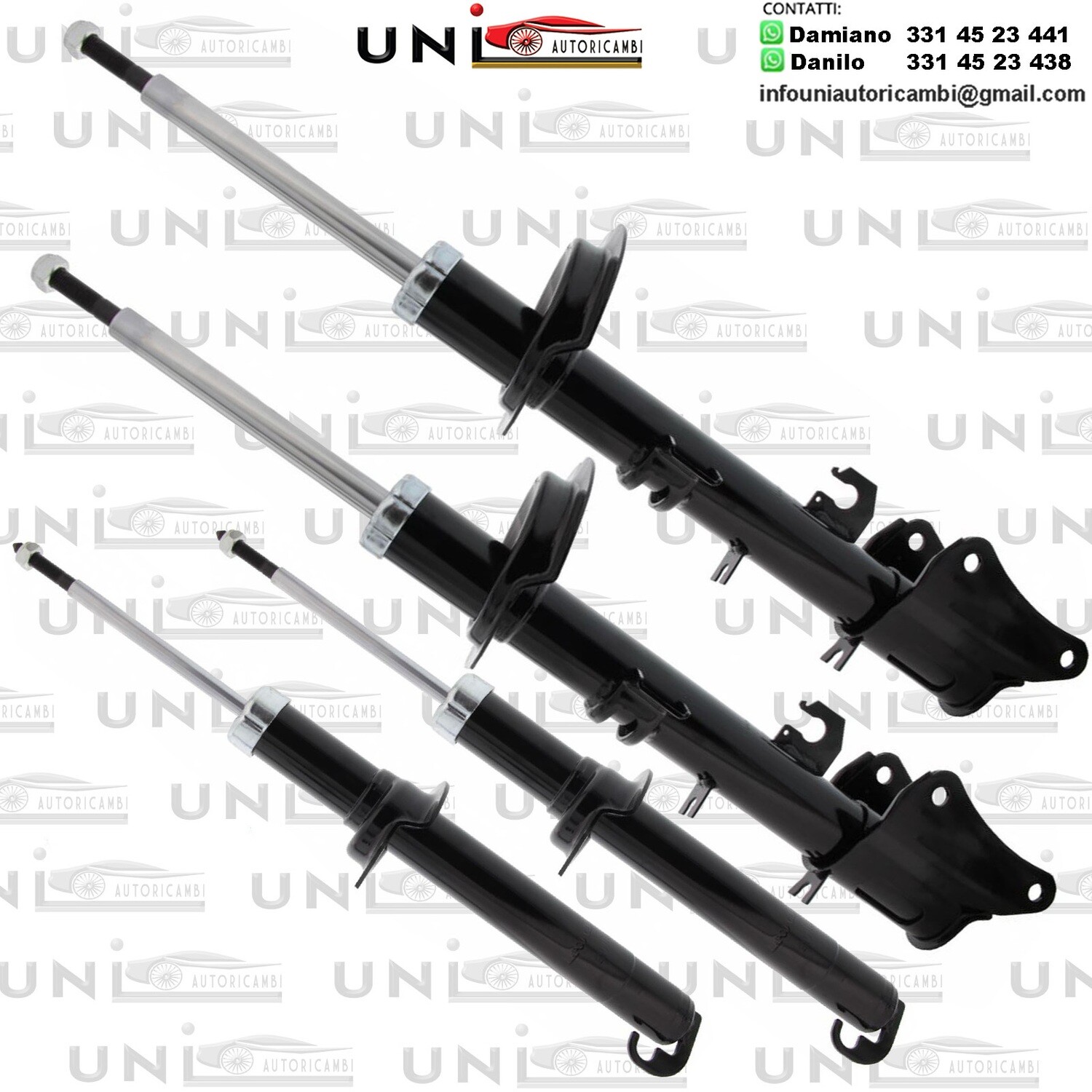 4 Ammortizzatori Rinforzati a Gas Alfa Romeo 147 156 GT