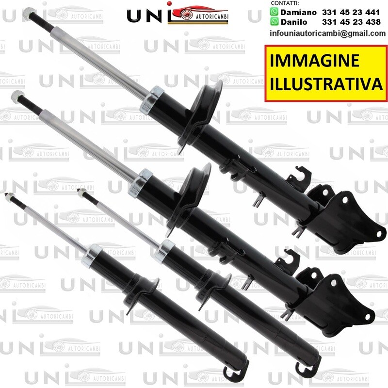 4 Ammortizzatore Rinforzati a Gas Mercedes Classe S (W140)​ da 04.1991 a 10.1998​