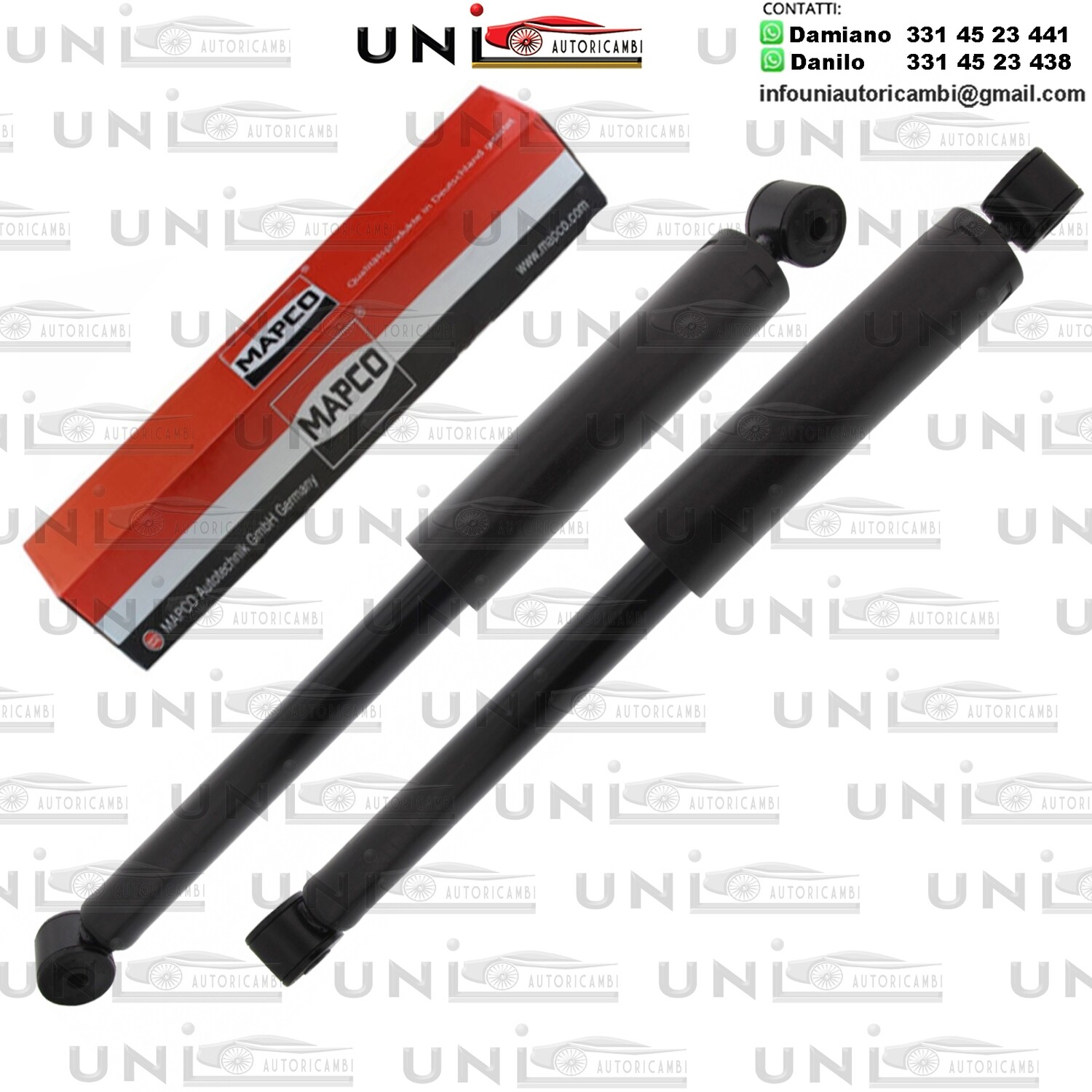 ​2 Ammortizzatori Posteriori Rinforzati a Olio FORD TRANSIT Autobus