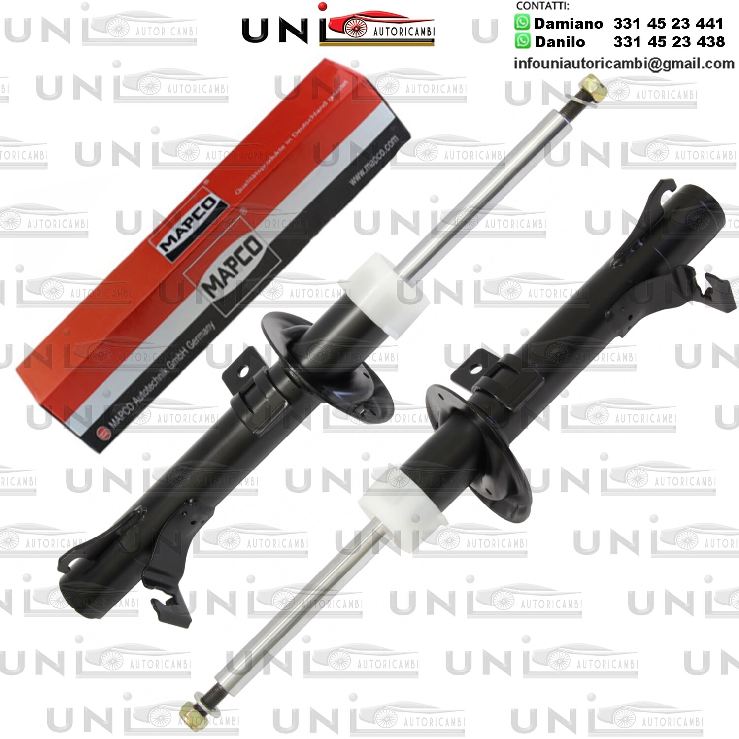 2x Ammortizzatori Anteriori Rinforzati a Gas FORD FIESTA V MAZDA 2