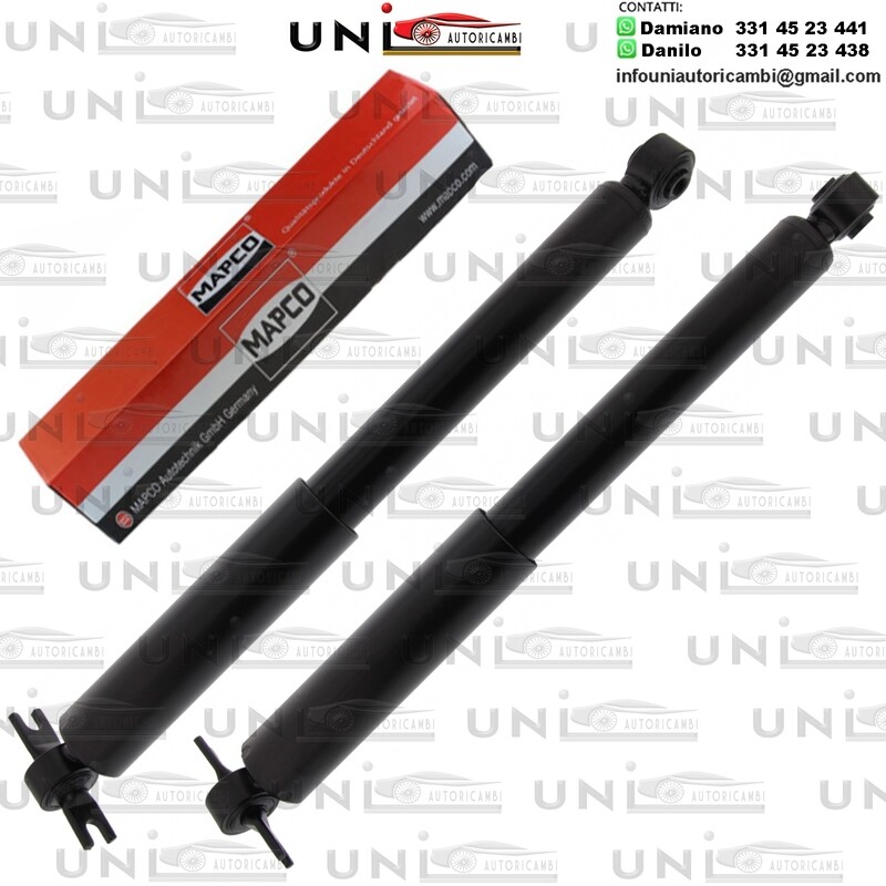 ​2 Ammortizzatori Posteriori Rinforzati a Gas FORD ESCORT V / VI / VII