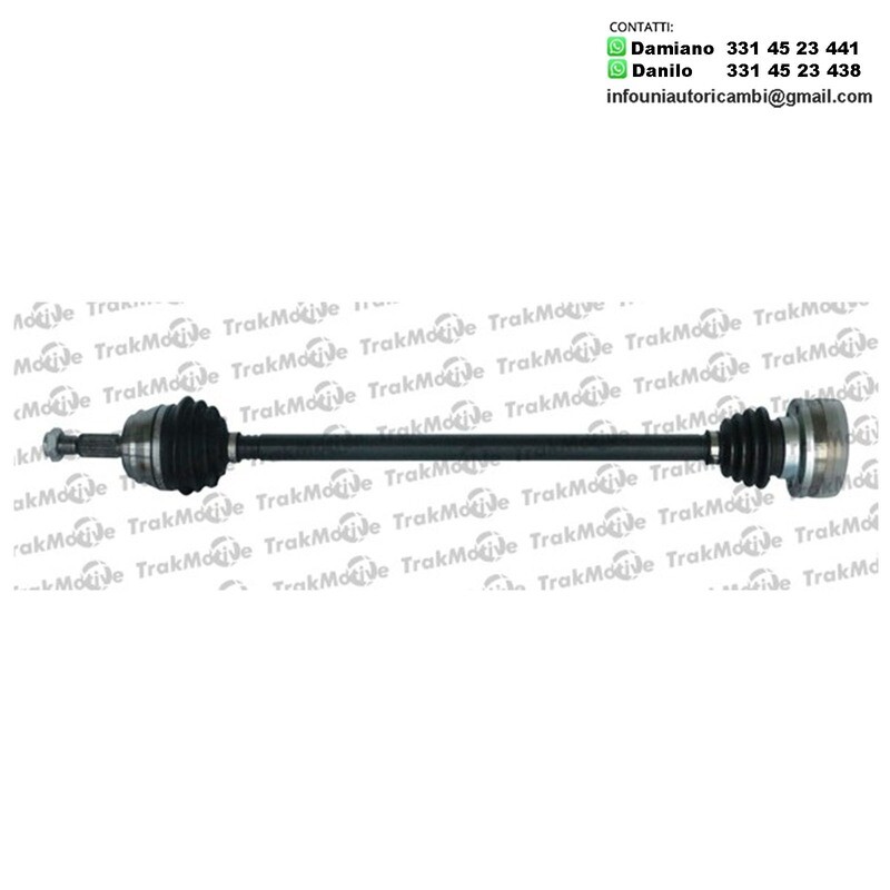 Albero Motore Semiasse Anteriore Destro SEAT CORDOBA, CORDOBA VARIO, IBIZA II, INCA, TOLEDO I; VW CADDY II, GOLF II, JETTA II, POLO, POLO CLASSIC 1.6-1.9D 08.83-01.04