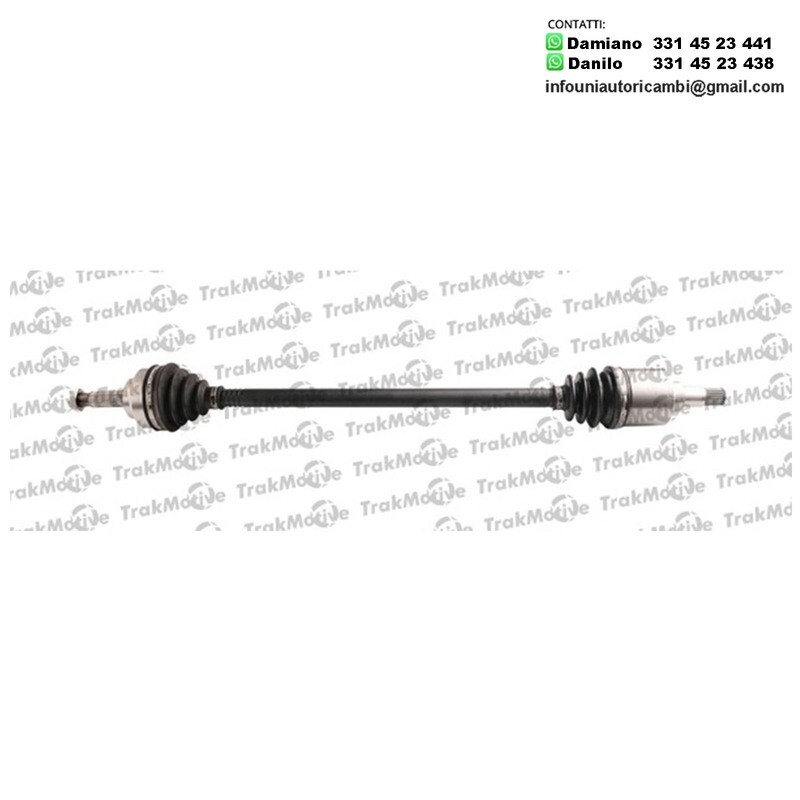 Albero Motore Semiasse Anteriore Destro SKODA FAVORIT, FAVORIT FORMAN, FELICIA I, FELICIA II; VW CADDY II 1.3/1.6/1.9D 05.89-04.02