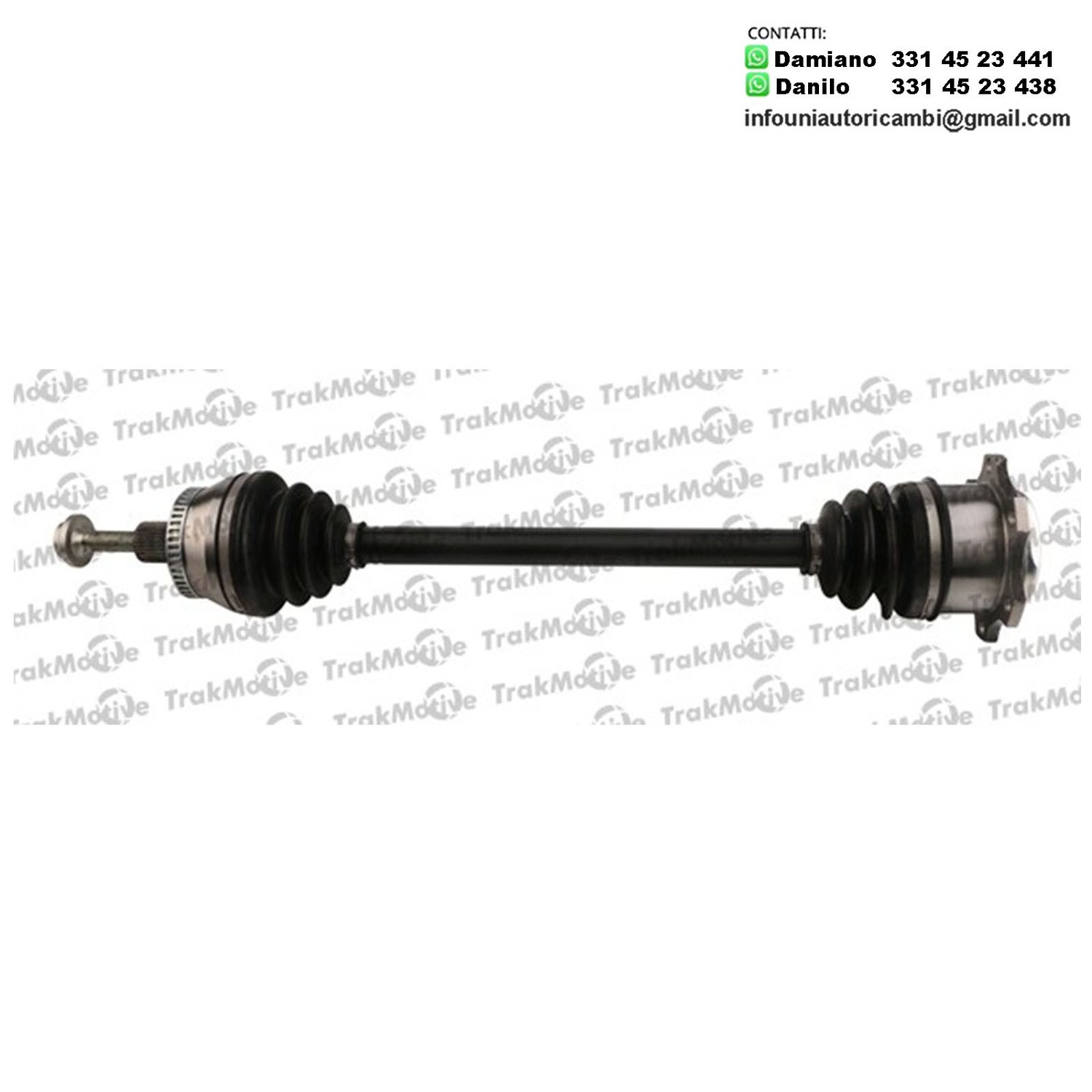 Albero Motore Semiasse Anteriore Sinistro Audi A4 (8E2, B6, 8EC, B7, 8H7, 8HE) da 08.2001, Avant