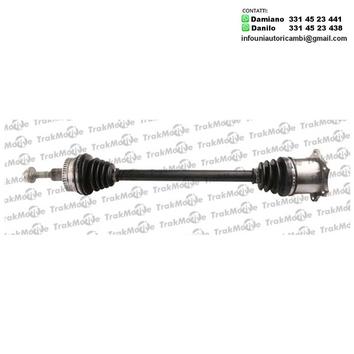 Albero Motore Semiasse Anteriore Sinistro Audi A4 Avant (8E5, B6, 8ED, B7) da 09.2001