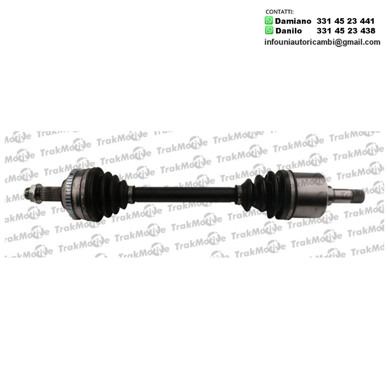 Albero Motore Semiasse Anteriore Sinistro CITROEN DISPATCH, EVASION, JUMPY/FIAT SCUDO, ULYSSE; LANCIA ZETA; PEUGEOT 806, EXPERT 2.0/2.0D 05.99-12.06