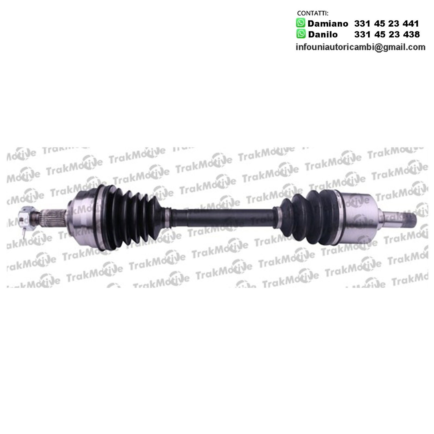 Albero Motore Semiasse Anteriore Sinistro CITROEN DISPATCH, EVASION, JUMPY, SYNERGIE/FIAT SCUDO, ULYSSE/LANCIA ZETA/PEUGEOT 806, EXPERT 1.9D/2.0/2.1D 06.94-12.06