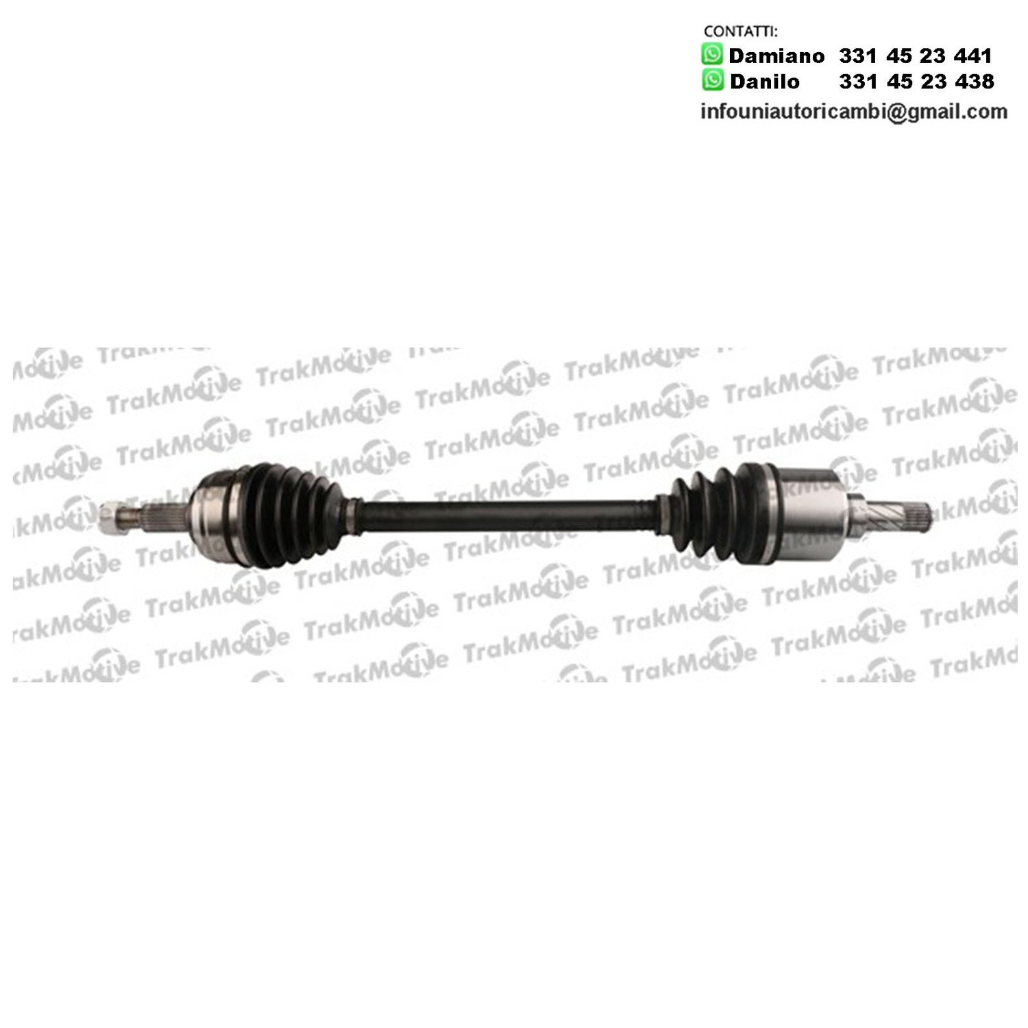 Albero Motore Semiasse Anteriore Sinistro DACIA​ DUSTER​ da 2010 a - , DACIA​ DUSTER Kasten​ da 2011 a -