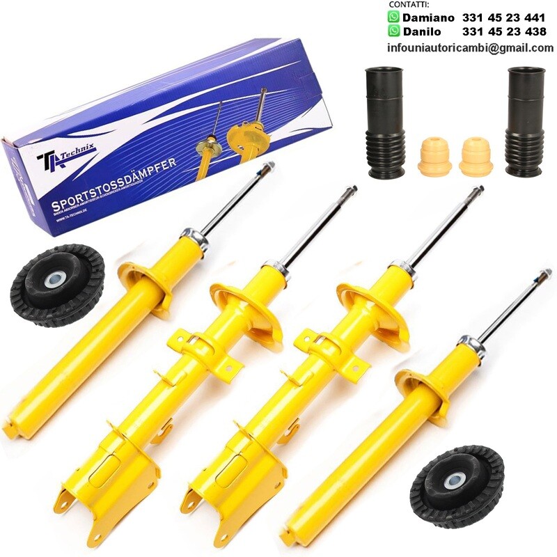 4 Ammortizzatori Sportivi a Gas Ta Technix Alfa Romeo 147 156 GT da 1997 1.9 JTD