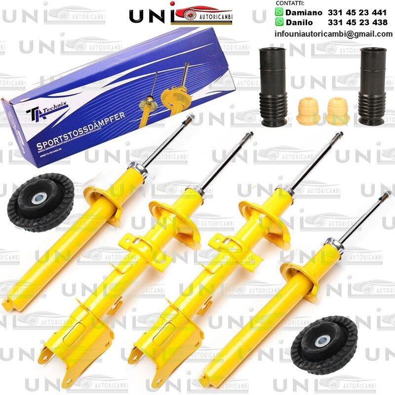 4 Ammortizzatori Sportivi a Gas Ta Technix Alfa Romeo 147 156 GT da 1997 1.9 JTD