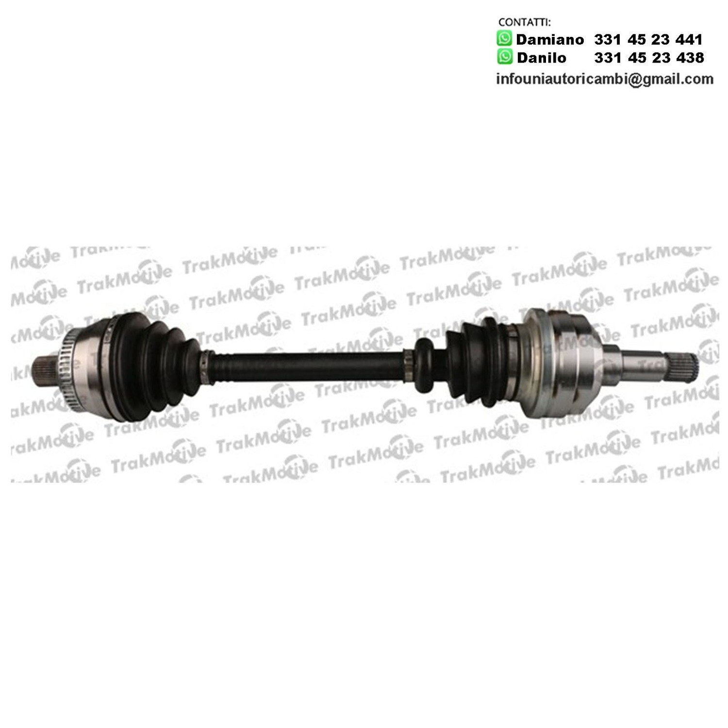 Albero Motore Semiasse Anteriore Sinistro FORD GALAXY da 1995 a 2006/SEAT ALHAMBRA da 1996 a 2010/VW SHARAN da 1995 a 2010