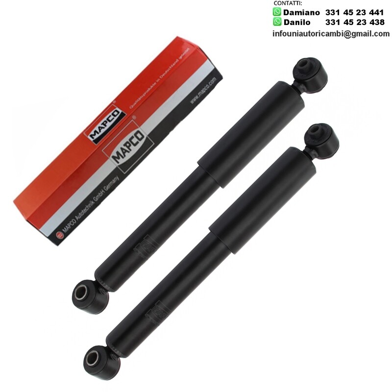 2 Ammortizzatori Posteriori a Gas Rinforzati Opel Cassone / Combo / Corsa C Furgonato, Vauxhall  Comvo Mk II