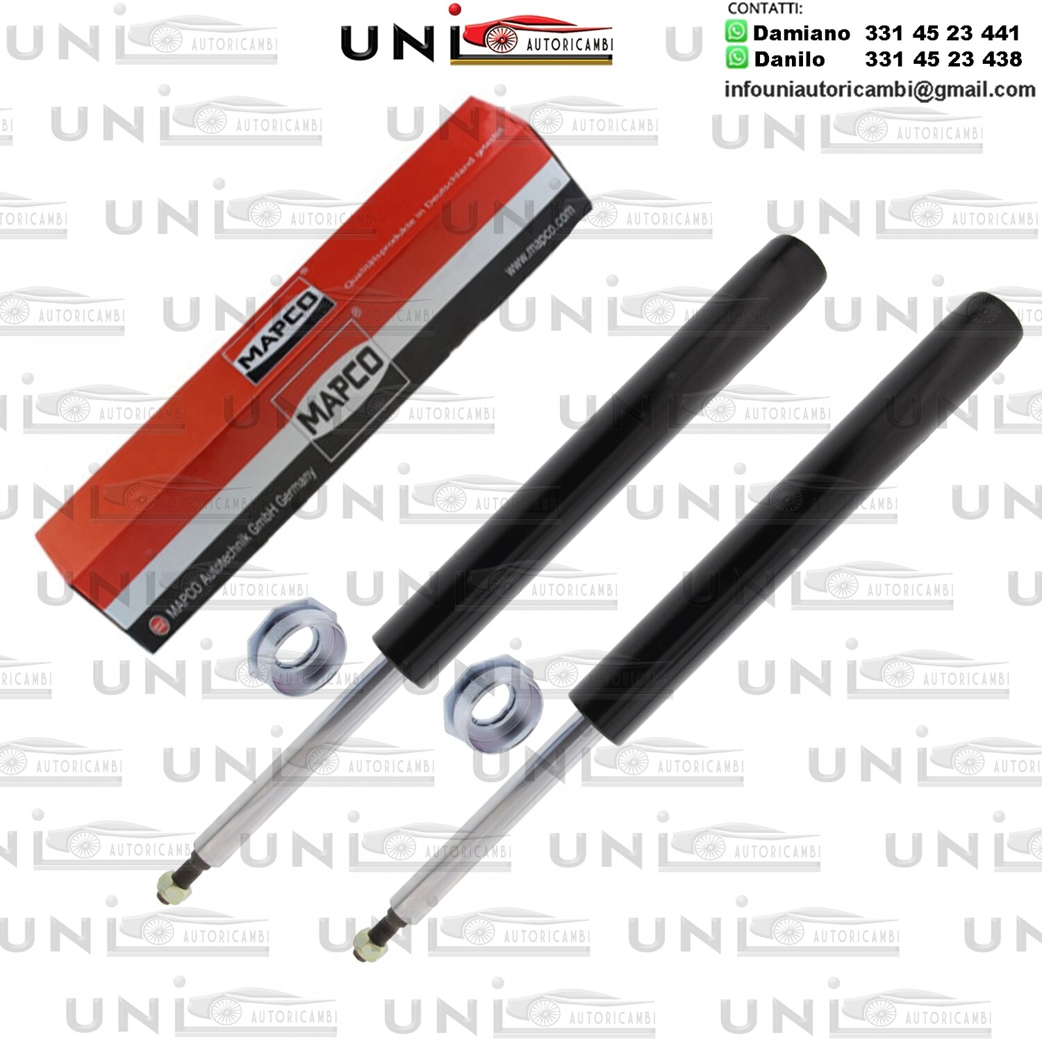 2 Ammortizzatori Anteriori a Gas Rinforzati Opel Astra F / Cabriolet / Station wagon / Van, Vauxhall Mk II