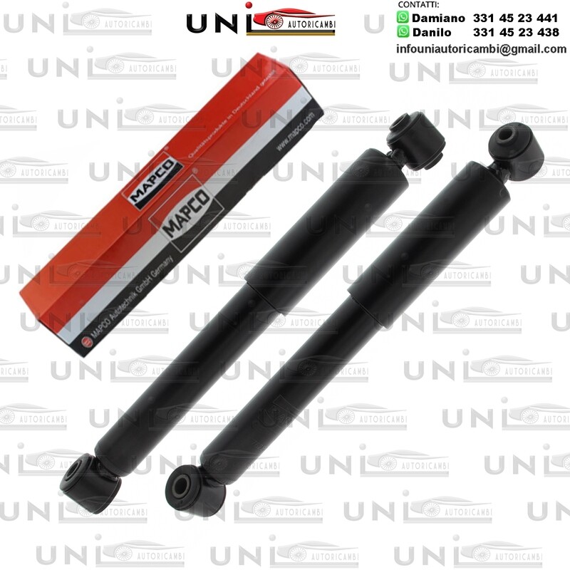 2 ​Ammortizzatori Posteriori a Gas Rinforzati Opel Astra G 2 volumi / Cabriolet, Vauxhall Astra Mk IV / AstraVan Mk IV