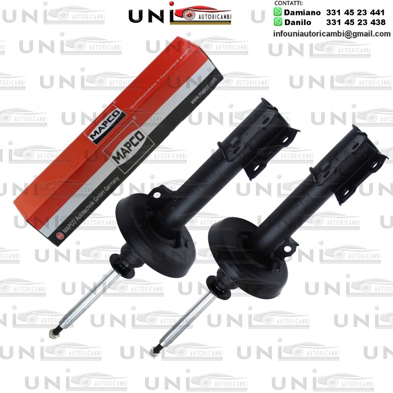 2 ​Ammortizzatori Anteriori a Gas Rinforzati Opel Astra G 2 volumi / Cabriolet, Vauxhall Astra Mk IV / Cabriolet