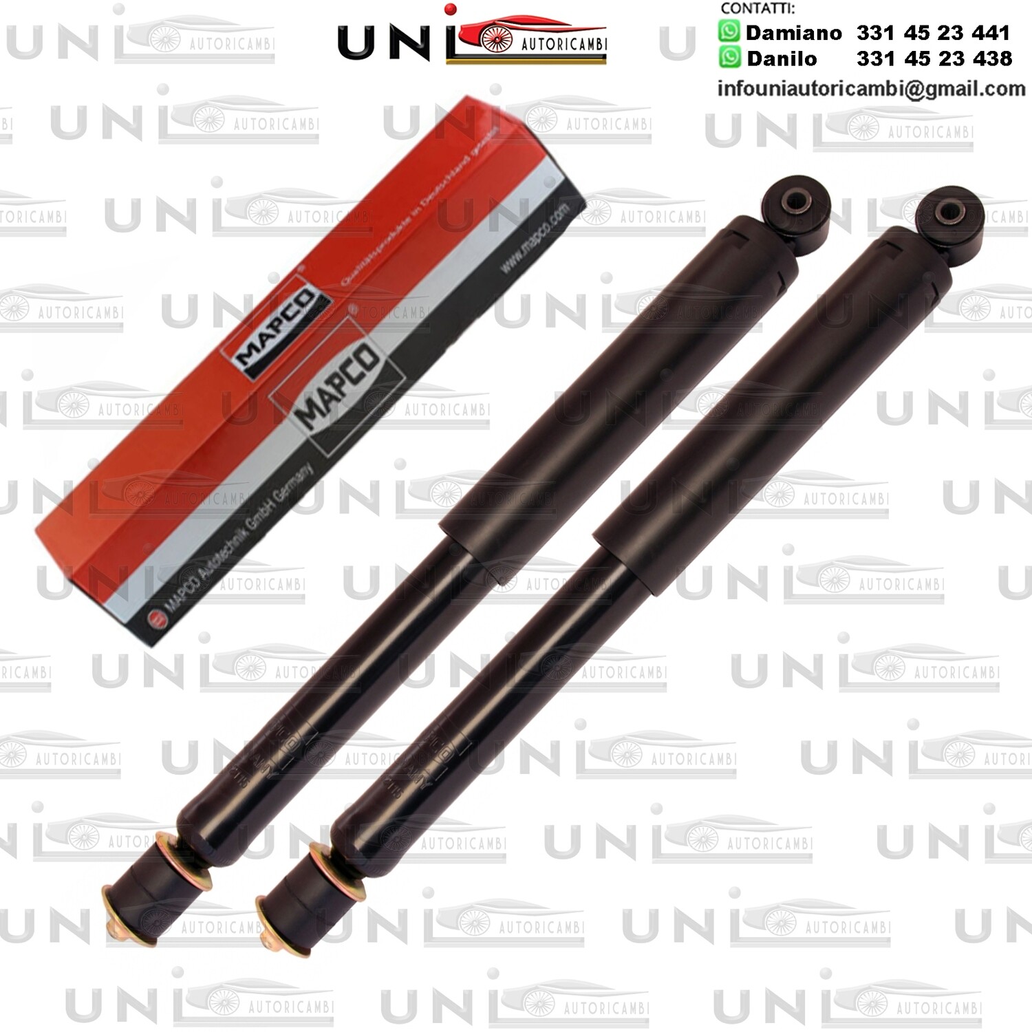 2 ​Ammortizzatori Posteriori a Gas Rinforzati Opel Station wagon​ / Kadett D / E, Vauxhall Astra Mk II