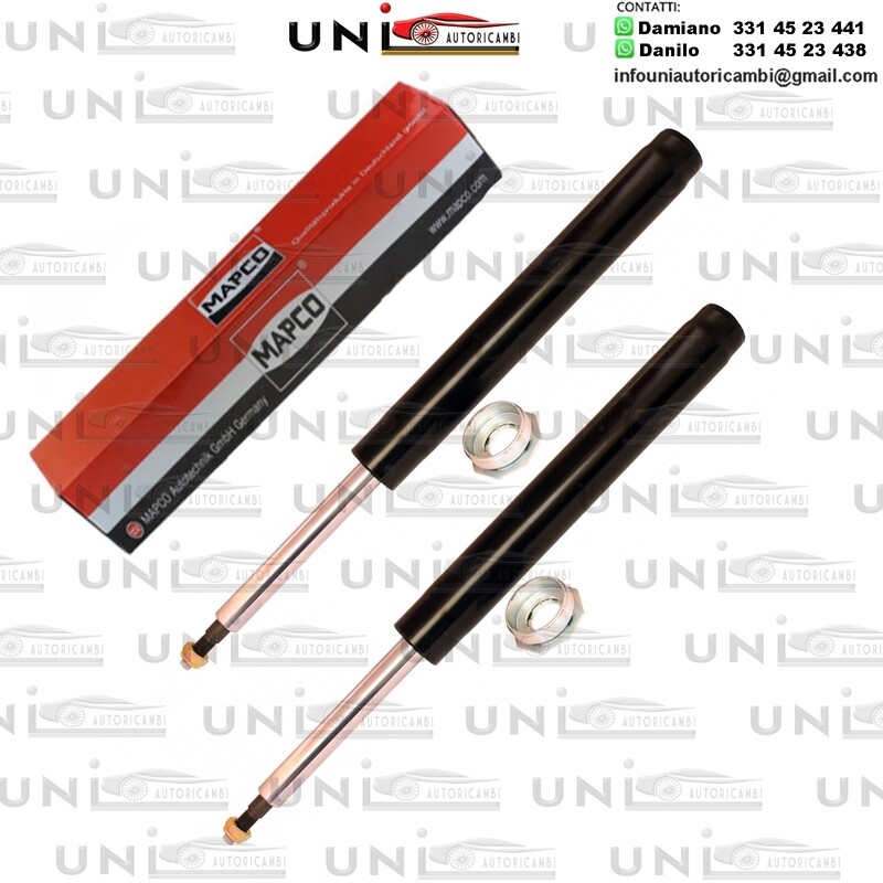 2 Ammortizzatori Anteriori a Gas Rinforzati Daewoo Espero / Lanos / Nexia, Opel Kadett, Vauxhall Astra 2 volumi