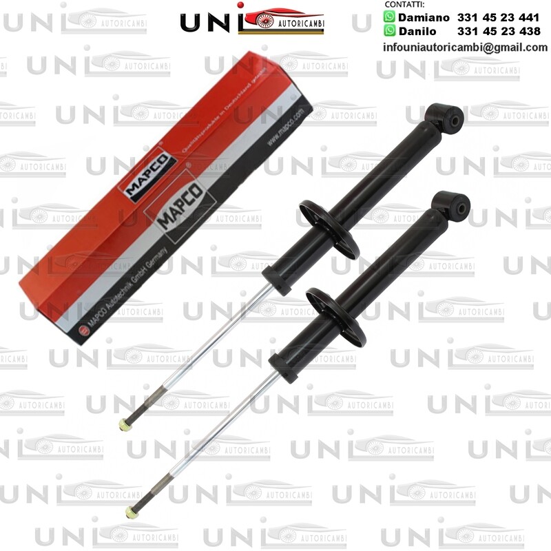 2 Ammortizzatori Posteriori a Gas Rinforzati Seat Cordoba / Ibiza, VW Polo / Classic / Furgonato