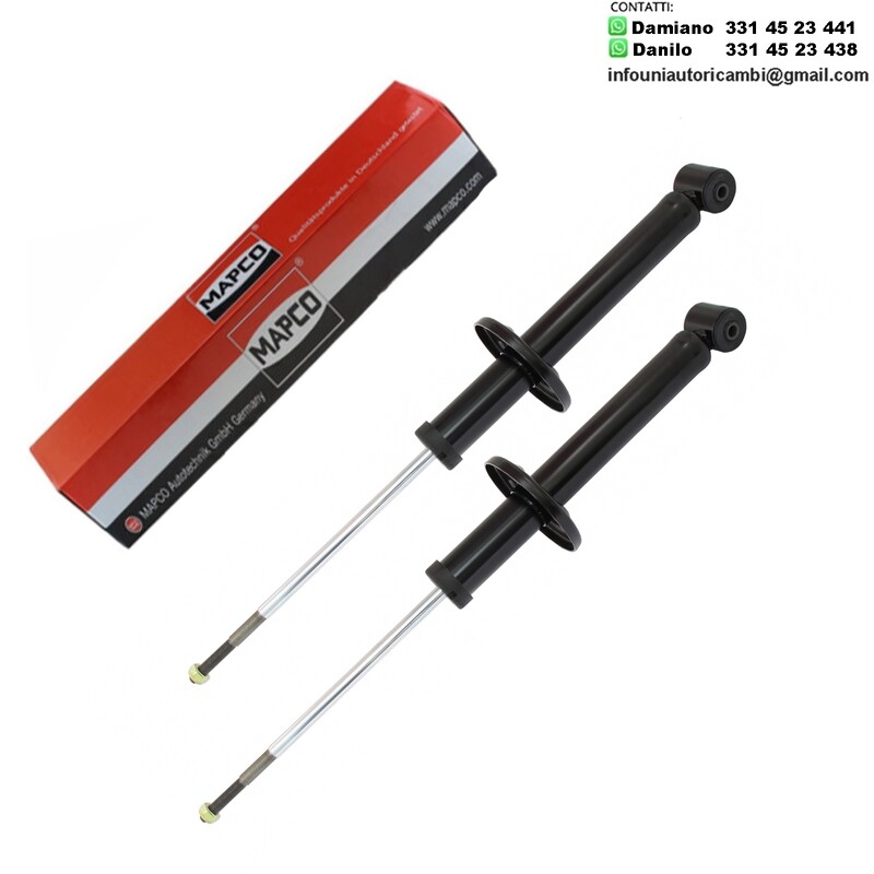 2 Ammortizzatori Posteriori a Gas Rinforzati Seat Cordoba / Ibiza, VW Polo / Classic / Furgonato