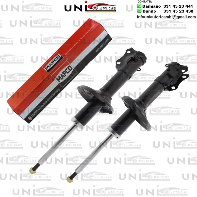 2 ​Ammortizzatori Anteriori a Gas Rinforzati Seat Cordoba / Ibiza / Inca / Toledo, VW Caddy / Golf III / Polo Classic