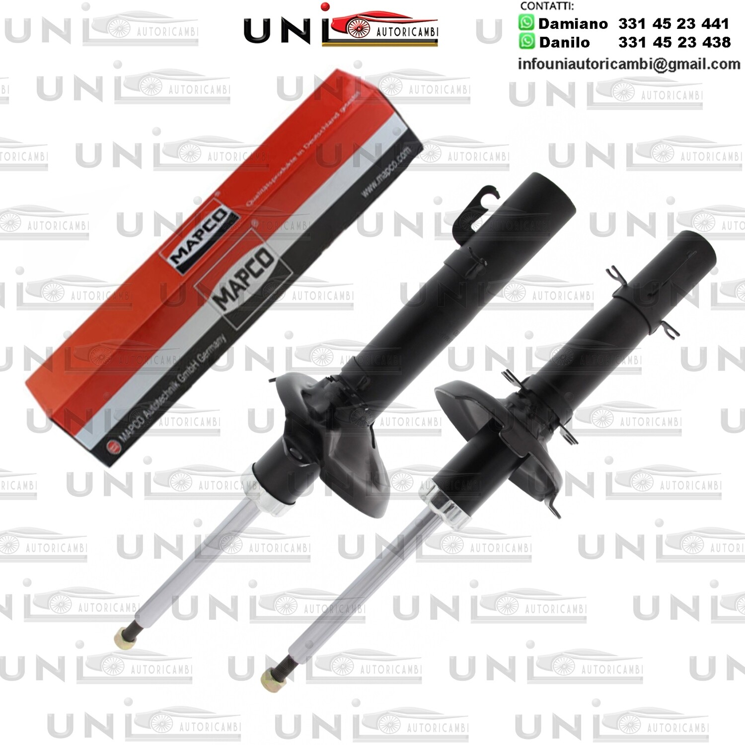 2 ​Ammortizzatori Anteriori a Olio Rinforzati Seat Leon / Toledo, Skoda Octavia, VW Bora / Golf IV / Variant