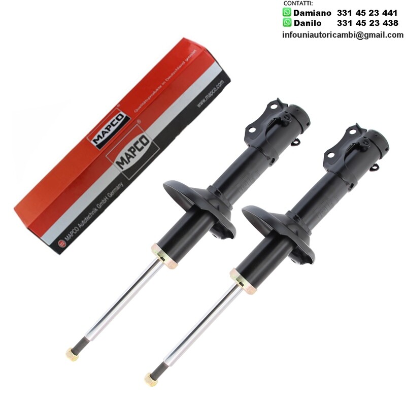 ​2 Ammortizzatori Anteriori a Gas Rinforzati Seat Arosa / Cordiba / Ibiza II / III / Inca / Toledo, VW Caddy II / Golf III