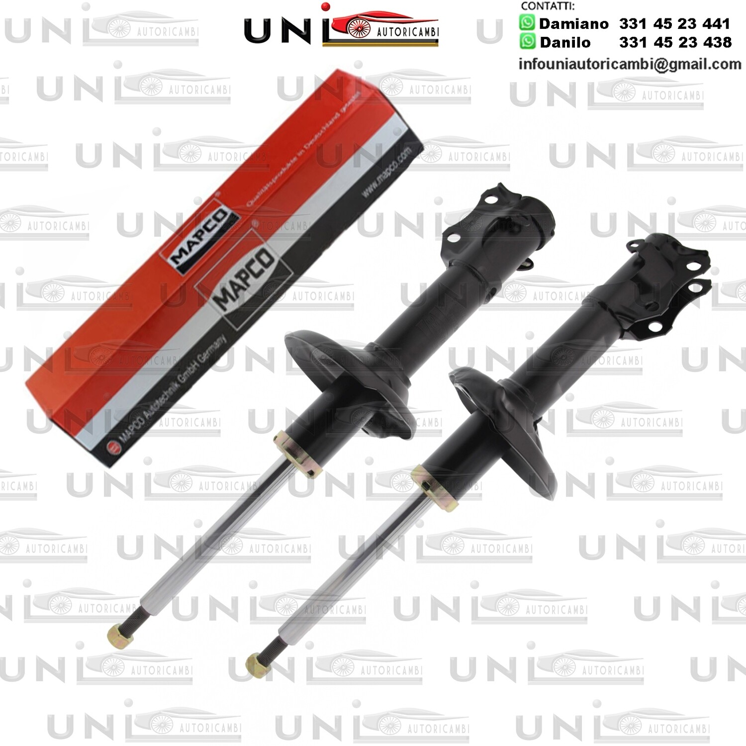 2 Ammortizzatori Anteriori a Gas Rinforzati VW Passat Berlina / Variant dal 1988