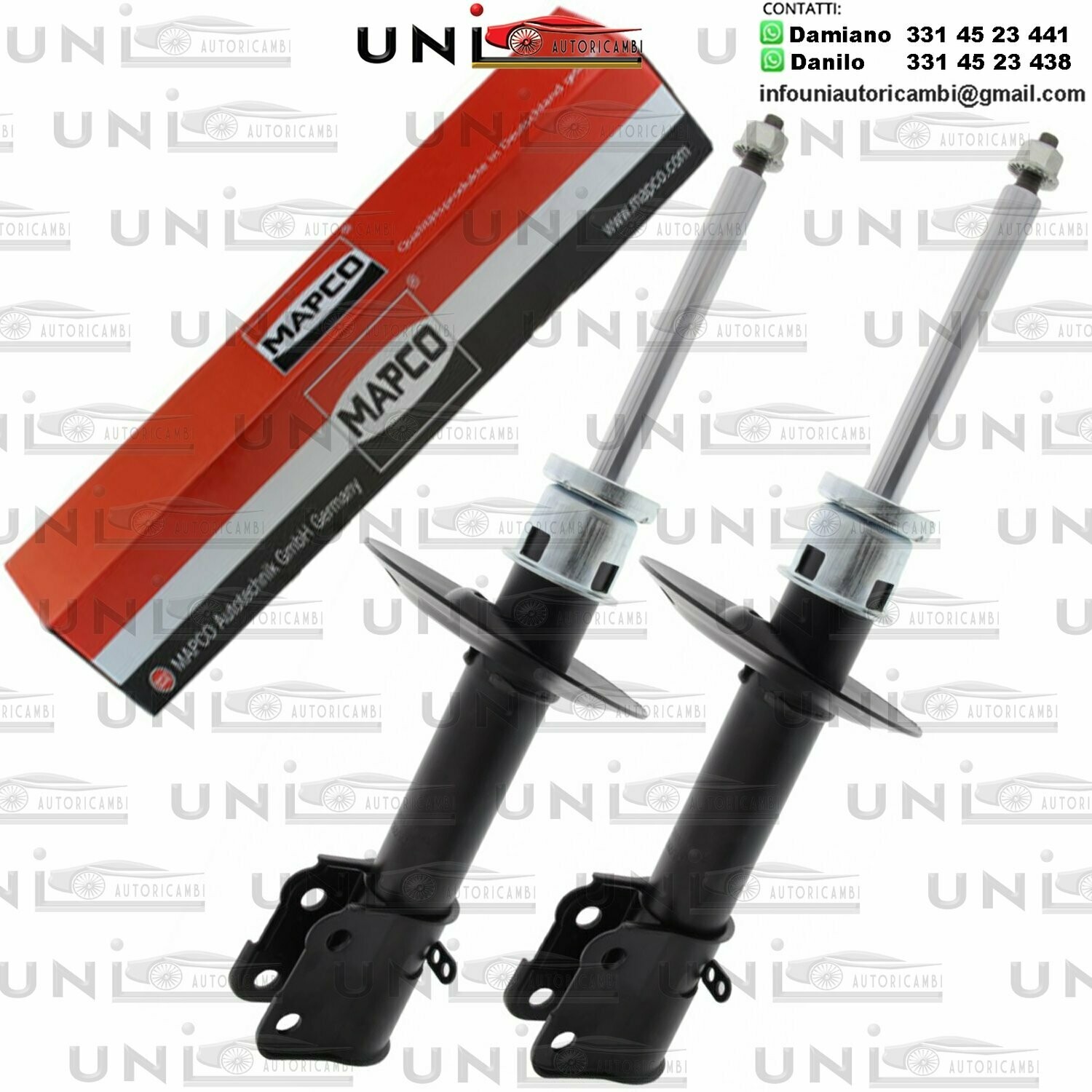 2X Ammortizzatori Anteriori Rinforzati a Gas Chrysler PT Cruiser