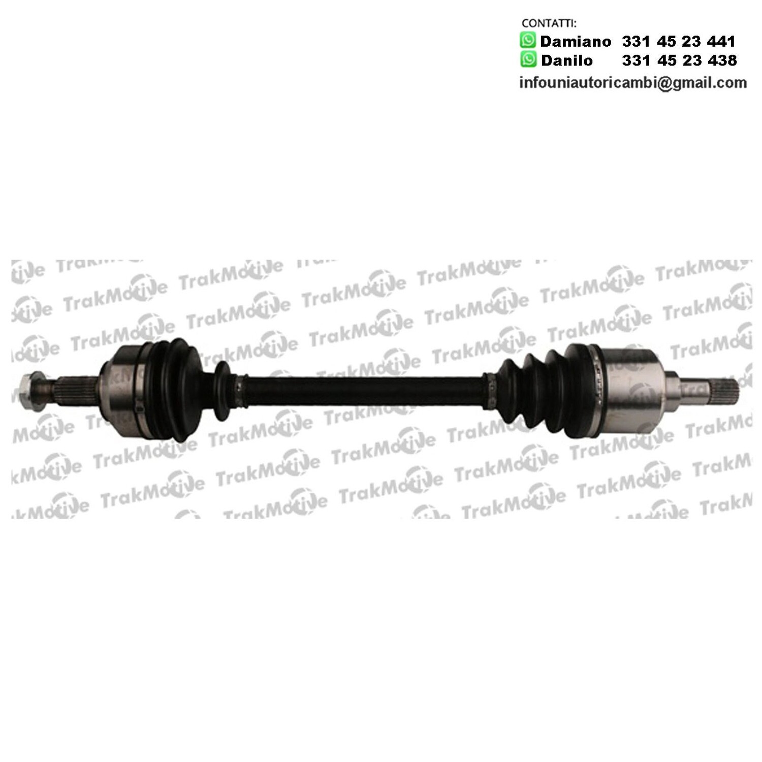 Albero Motore Semiasse Anteriore Sinistro Peugeot 807 (E), Citroen C8 (EA, EB), Lancia Phedra (179), Fiat Ulysee (179)