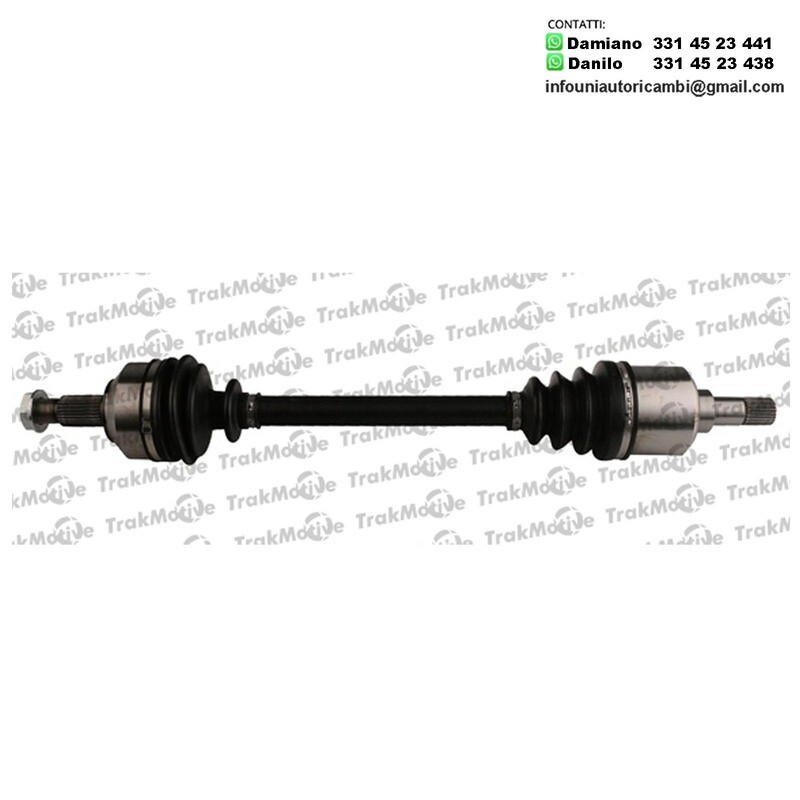 Albero Motore Semiasse Anteriore Sinistro Peugeot 807 (E), Citroen C8 (EA, EB), Lancia Phedra (179), Fiat Ulysee (179)