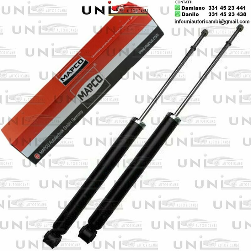 2x Ammortizzatori Posteriori Rinforzati a Gas Daihatsu Charade​ da 05.2011 a -​