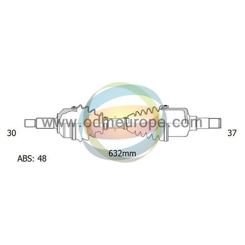SEMIASSE/ALBERO MOTORE CAMBIO MANUALE / AUTOMATICO ANTERIORE SINISTRO Mercedes ML (W163) da 1998 a 2005