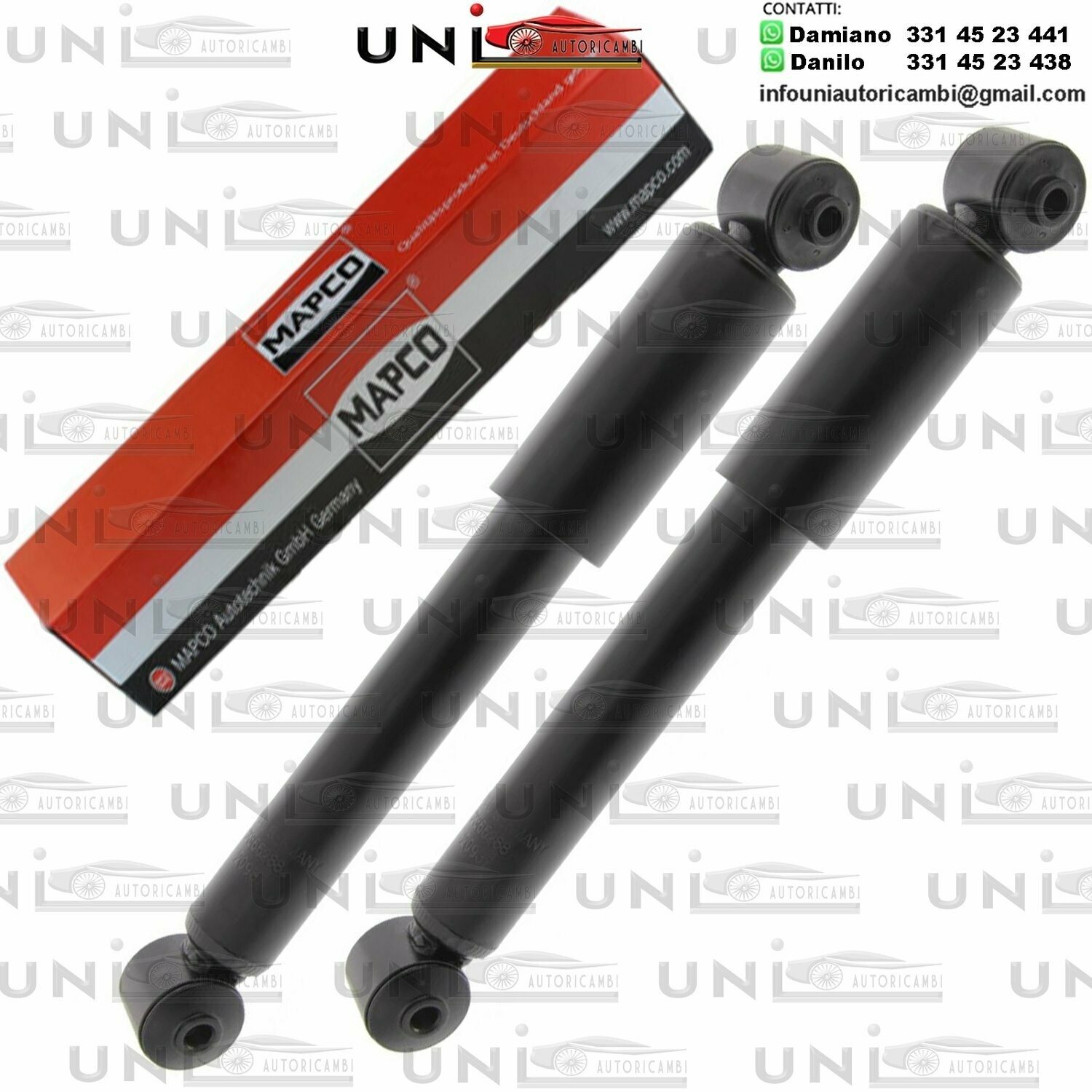 2X ​Ammortizzatori Posteriori Rinforzati a Gas Smart​ Cabrio